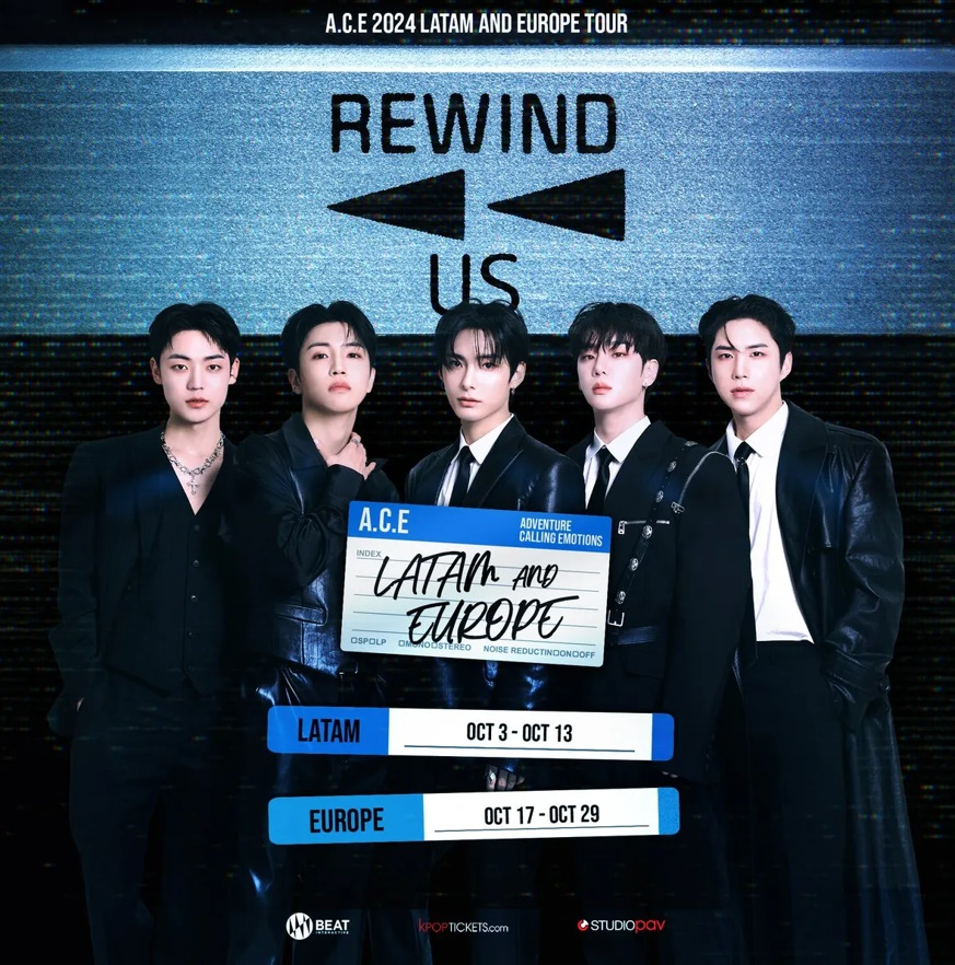 에이스, 4일 라탐&유럽 투어 시작…글로벌 광폭 행보 ing