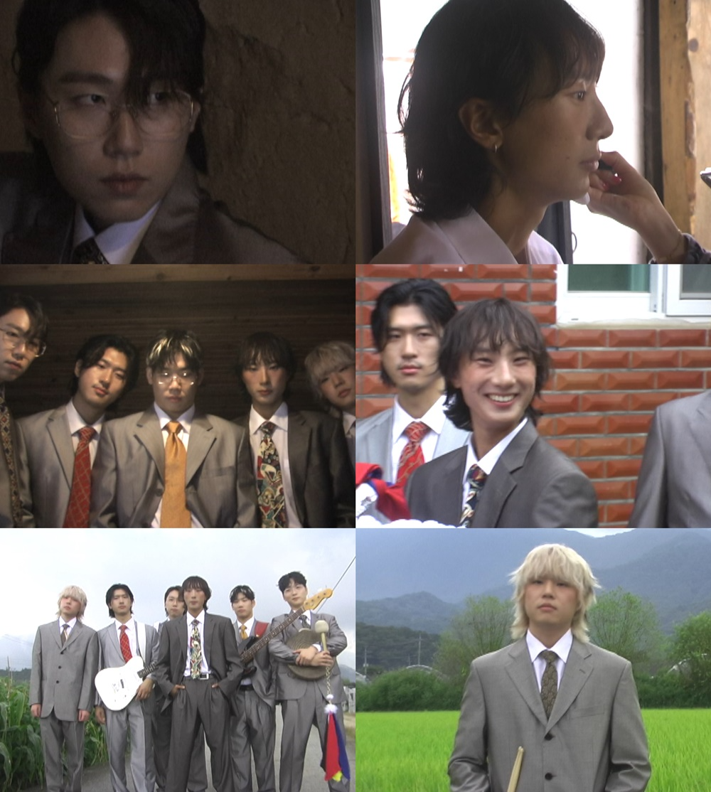 서도밴드, 신곡 '닐리리' 뮤직비디오 메이킹 공개…유쾌한 함진아비 변신