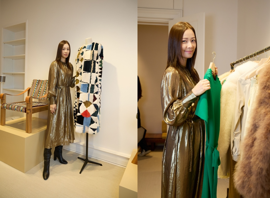 손태영, 이브살로몬 25S/S 파리 프리젠테이션 참석…우아함으로 시선 사로잡아