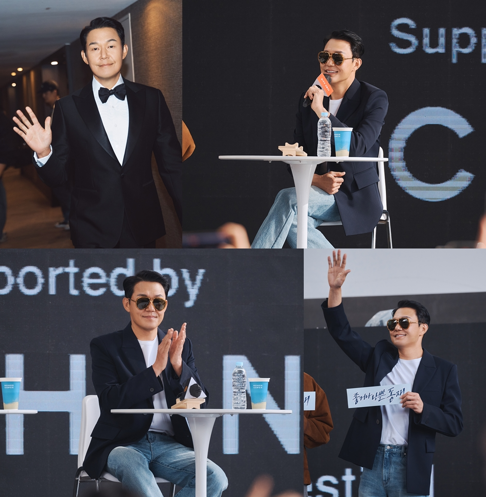 박성웅, 부산 핫하게 달군 강렬 ‘카리스마+아우라’