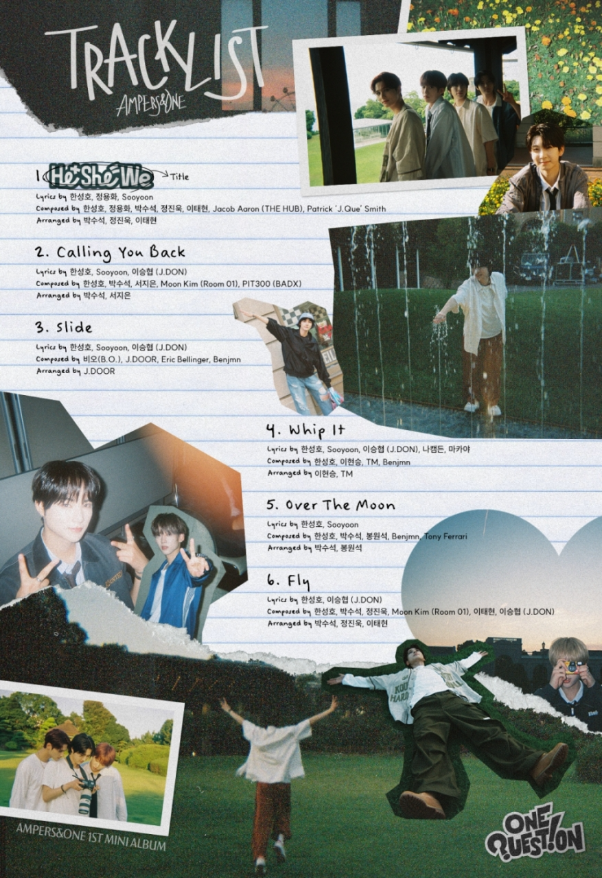 앰퍼샌드원, 미니 1집 트랙리스트 공개…정용화X이승협 지원사격