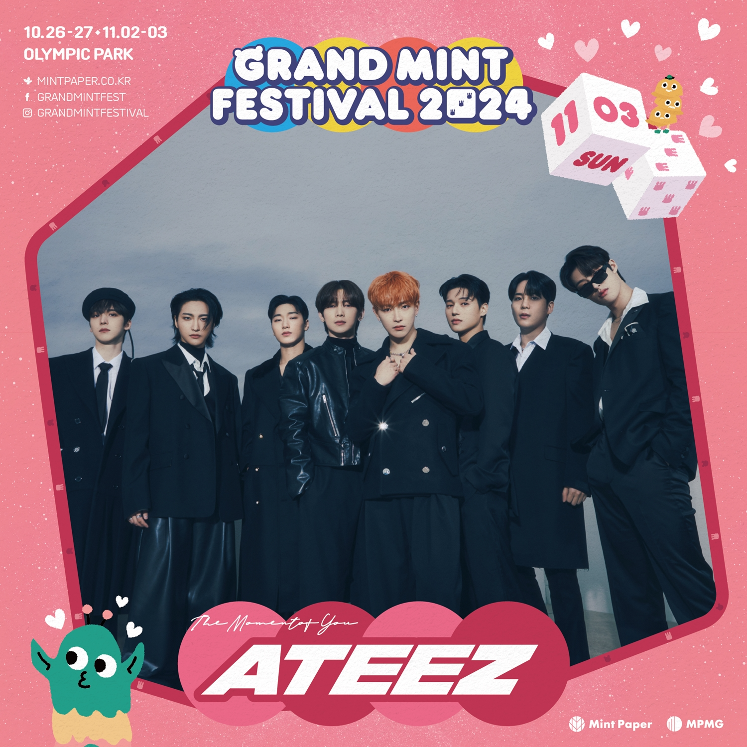 에이티즈, ‘그랜드 민트 페스티벌 2024’ 헤드라이너 발탁…페스티벌 러브콜 쇄도