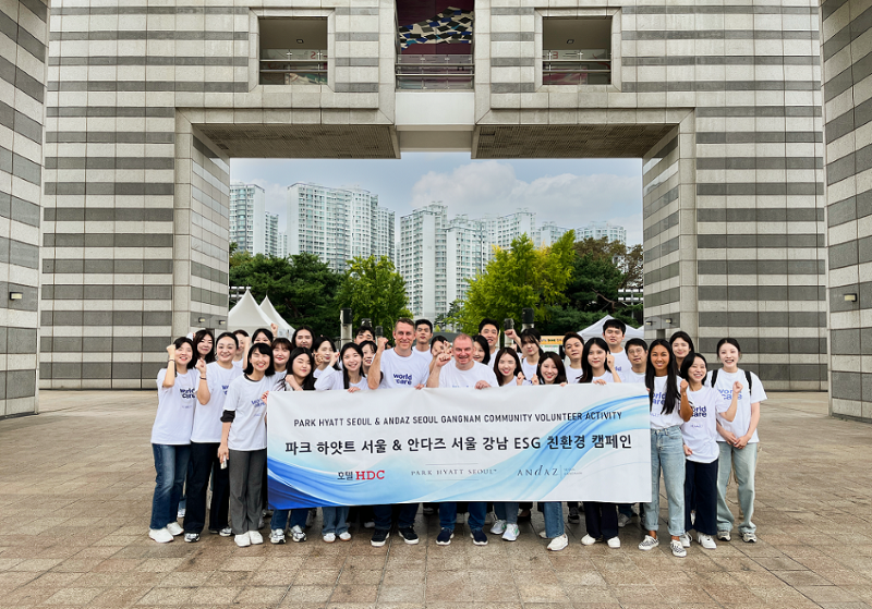 파크 하얏트 서울과 안다즈 서울 강남, 딥티크와 친환경 봉사 활동 진행