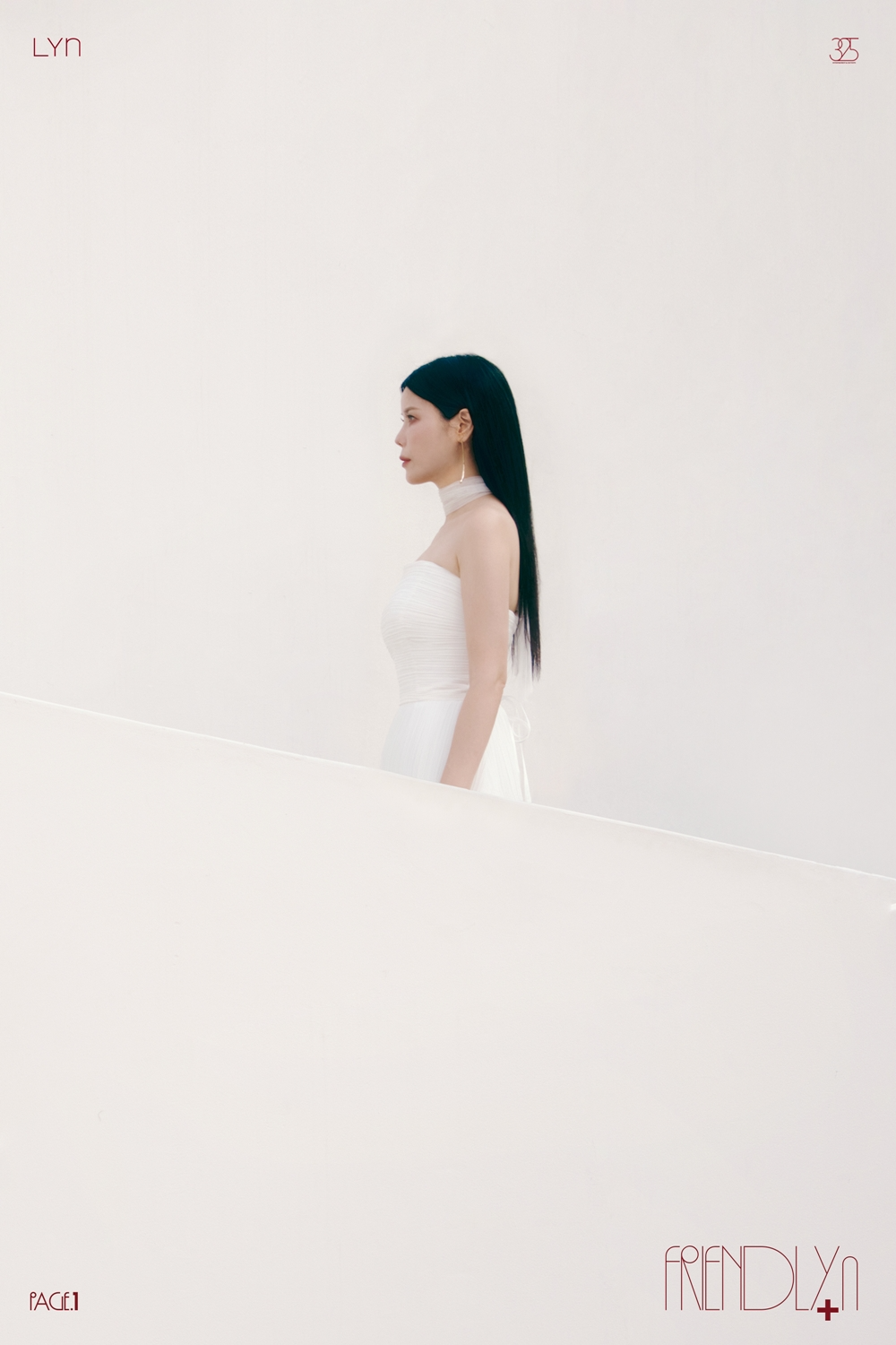 린, 신보 'FRIENDLY+n page1.' 콘셉트 포토 공개…아련+고혹美
