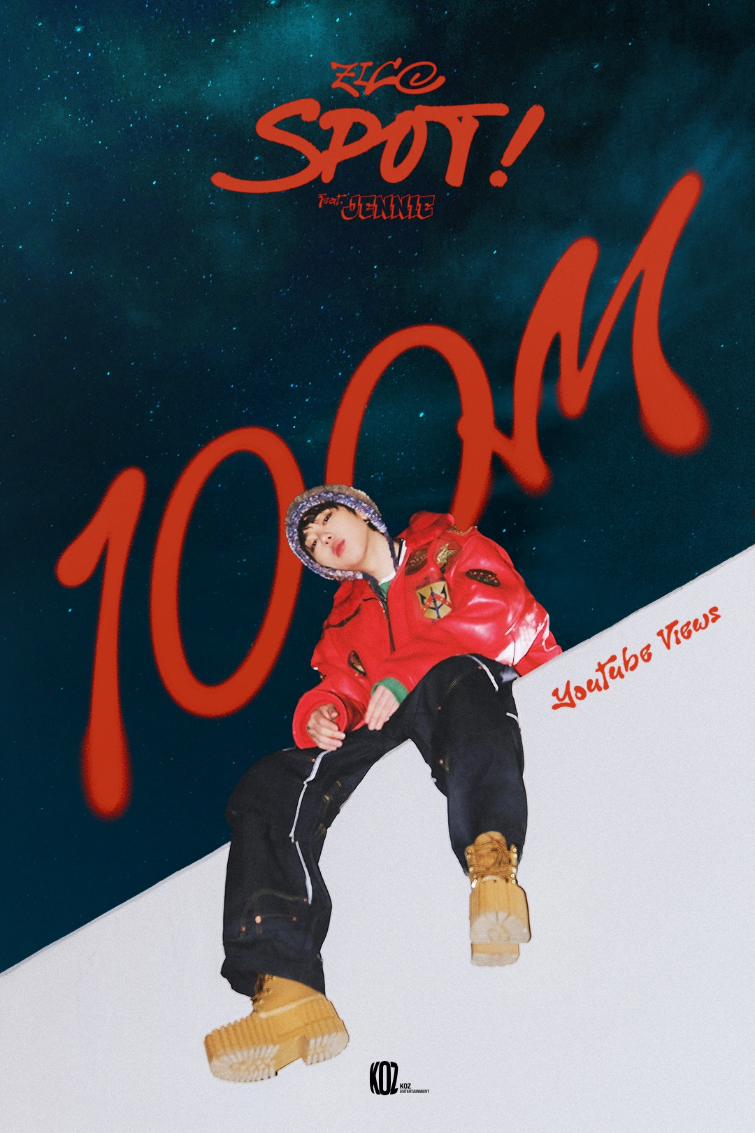 지코 ‘SPOT!’, 뮤직비디오 공개 약 6개월 만에 1억 뷰 돌파…‘억대 스트리밍’ 이어 ‘억대 뷰’ 달성