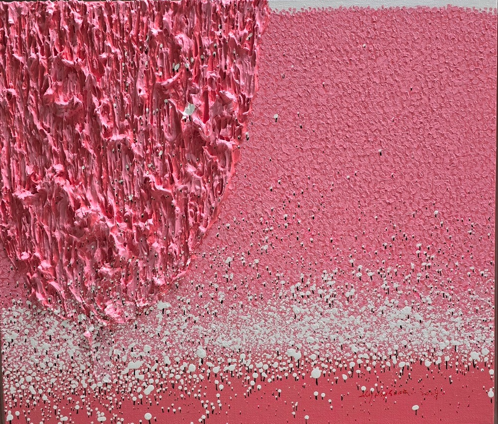 사진=내 마음의 노래 45.5 x53.0cm(10F) Acrylic+mixed media on canvas