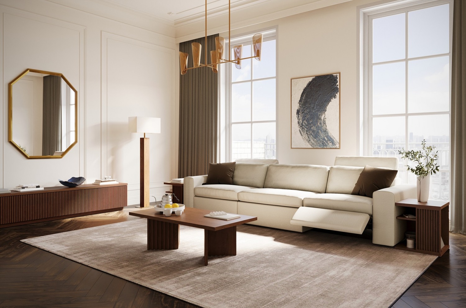 까사미아 캄포 리클라이너 소파