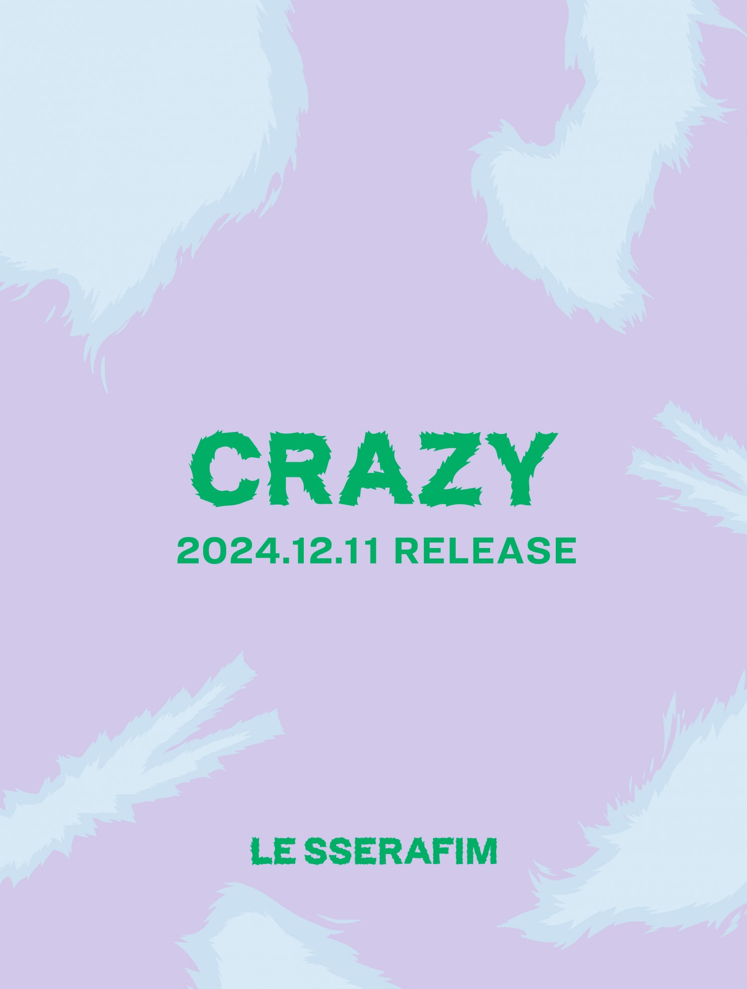 르세라핌, 12월 11일 세 번째 일본 싱글 ‘CRAZY’ 발매…현지 관심 집중