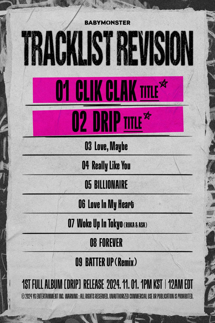 베이비몬스터, 더블 타이틀로 다채로운 활동 예고…점점 달아오르는 대규모 프로젝트 '주목'