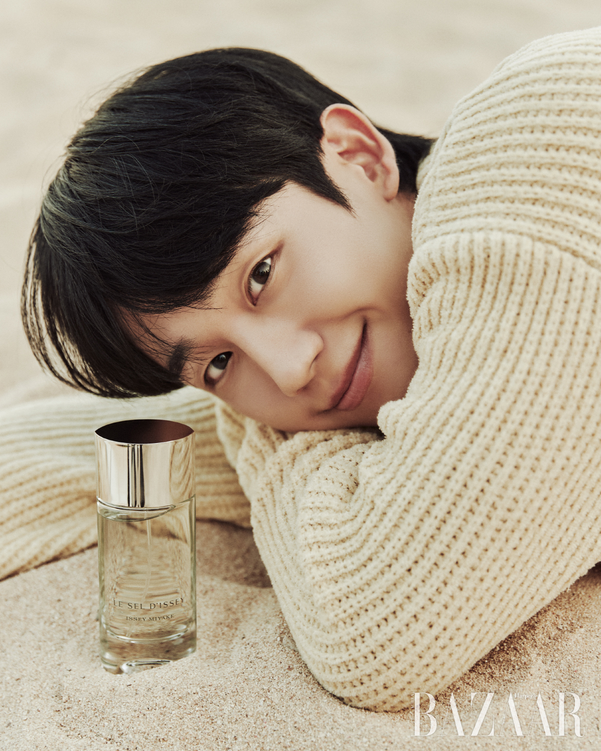 ▲이세이미야케(ISSEY MIYAKE) ‘르 셀 디세이’ 정해인 화보