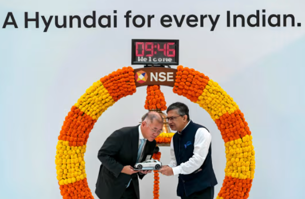 (상보) 현대차 인도법인, 상장 첫날 거래서 7.2% 급락 마감