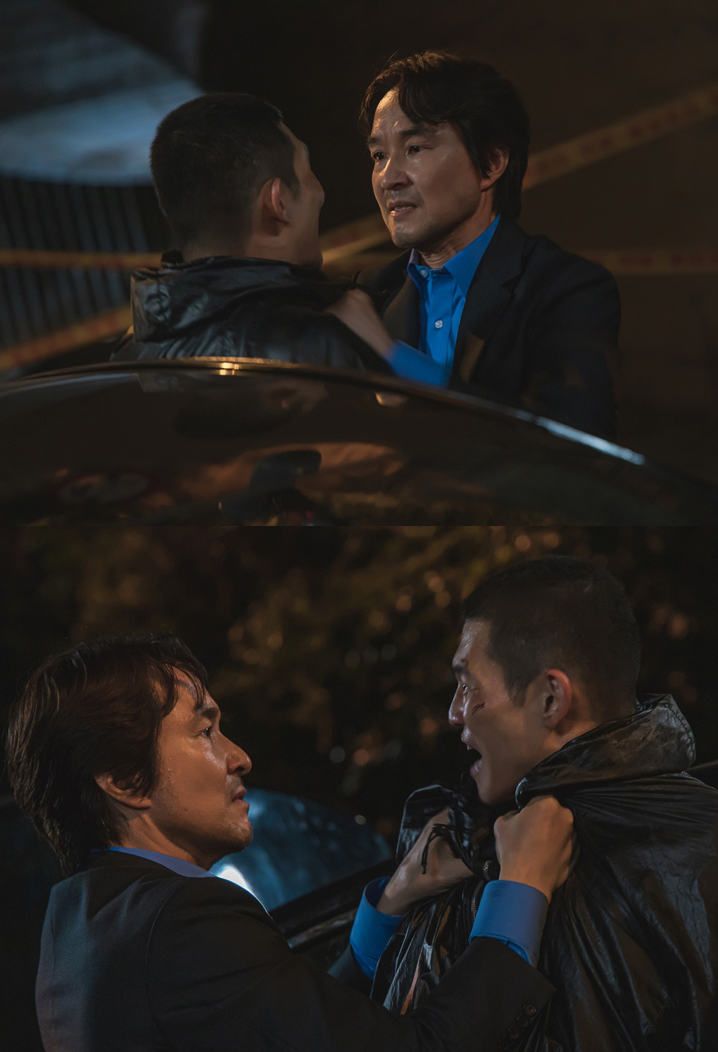 ‘이토록 친밀한 배신자’ 한석규, 김정진 멱살 잡고 터뜨린 분노…‘살벌한 눈빛’