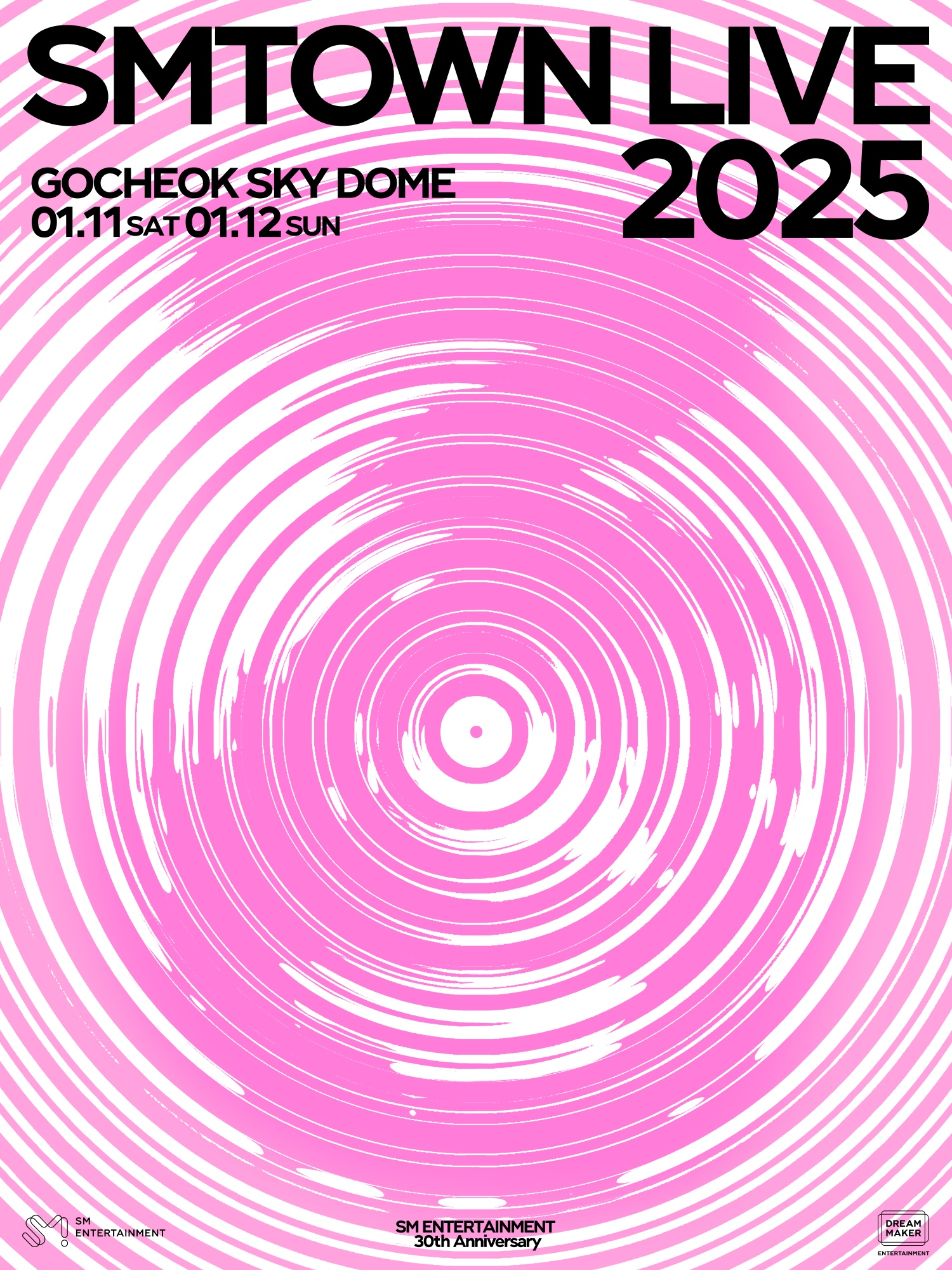 ‘창립 30주년’ SM, 내년 1월 ‘SMTOWN LIVE 2025’ 서울 콘서트 개최…강렬한 비주얼의 티저 이미지 공개