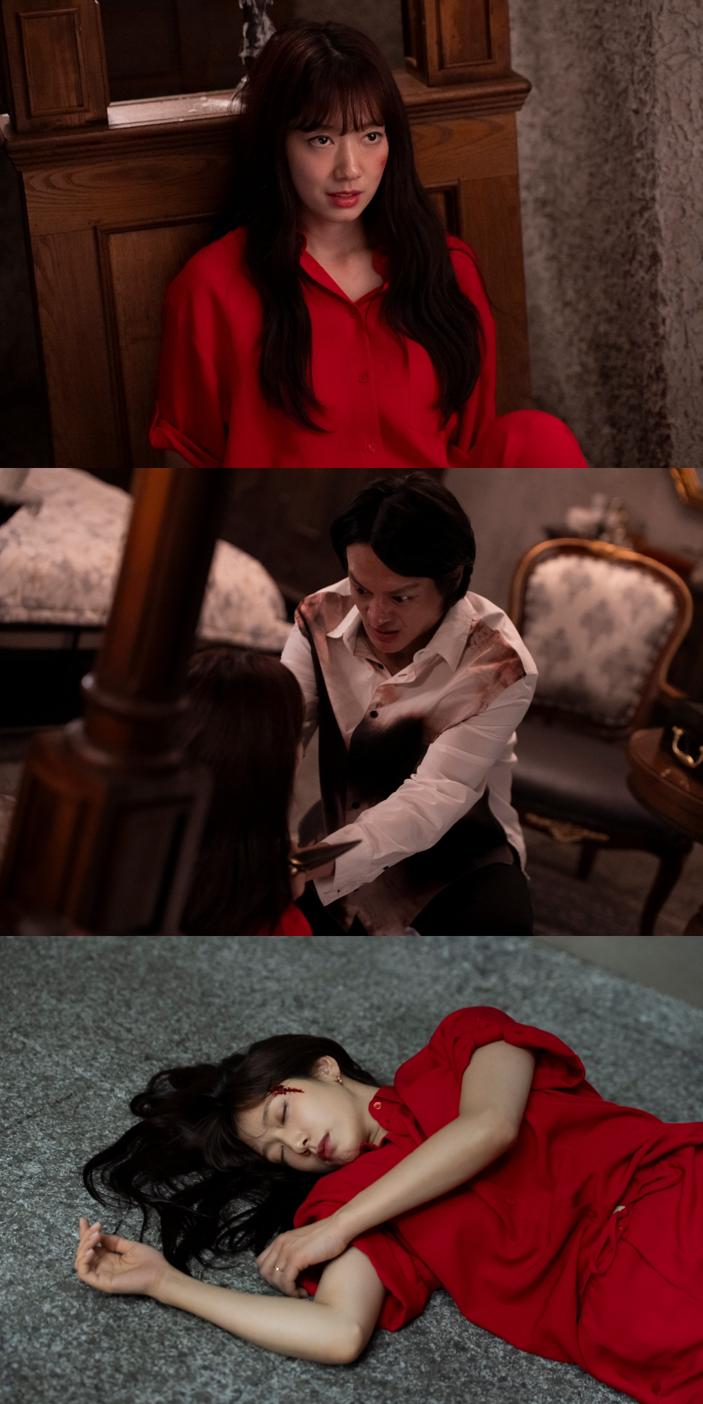 ‘지옥에서 온 판사’ 박신혜 VS 최동구, 일촉즉발 대치 ‘긴장감 폭발’