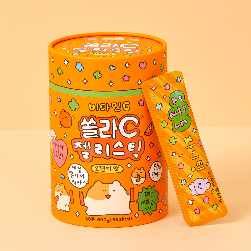 고려은단, 최고심 콜라보 ‘쏠라C 젤리스틱’ 출시