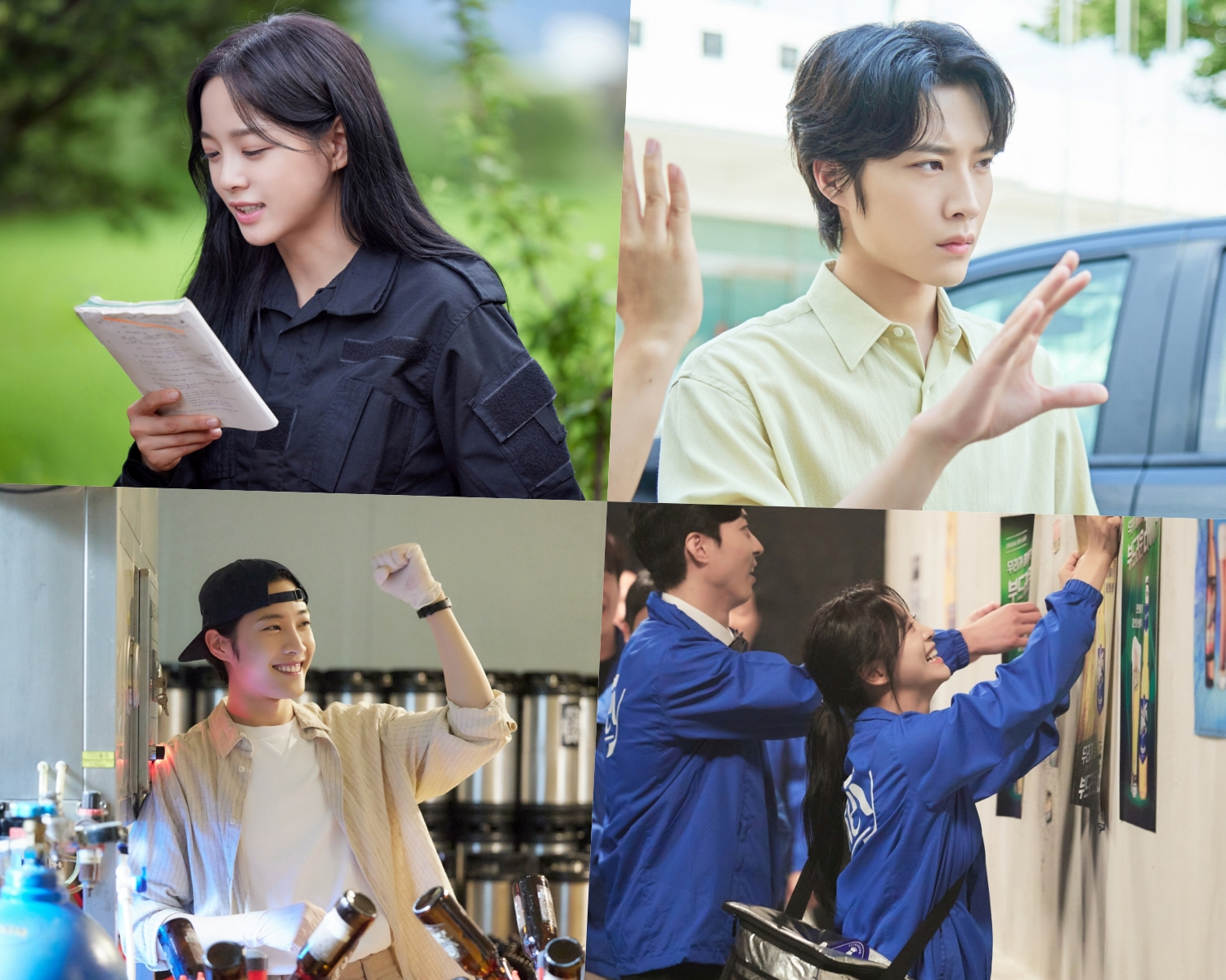 ‘취하는 로맨스’ 김세정X이종원, 그림체 닮은 해맑 미소 ‘심쿵’…첫 방송 기대 '끌올'하는 비하인드 컷 공개