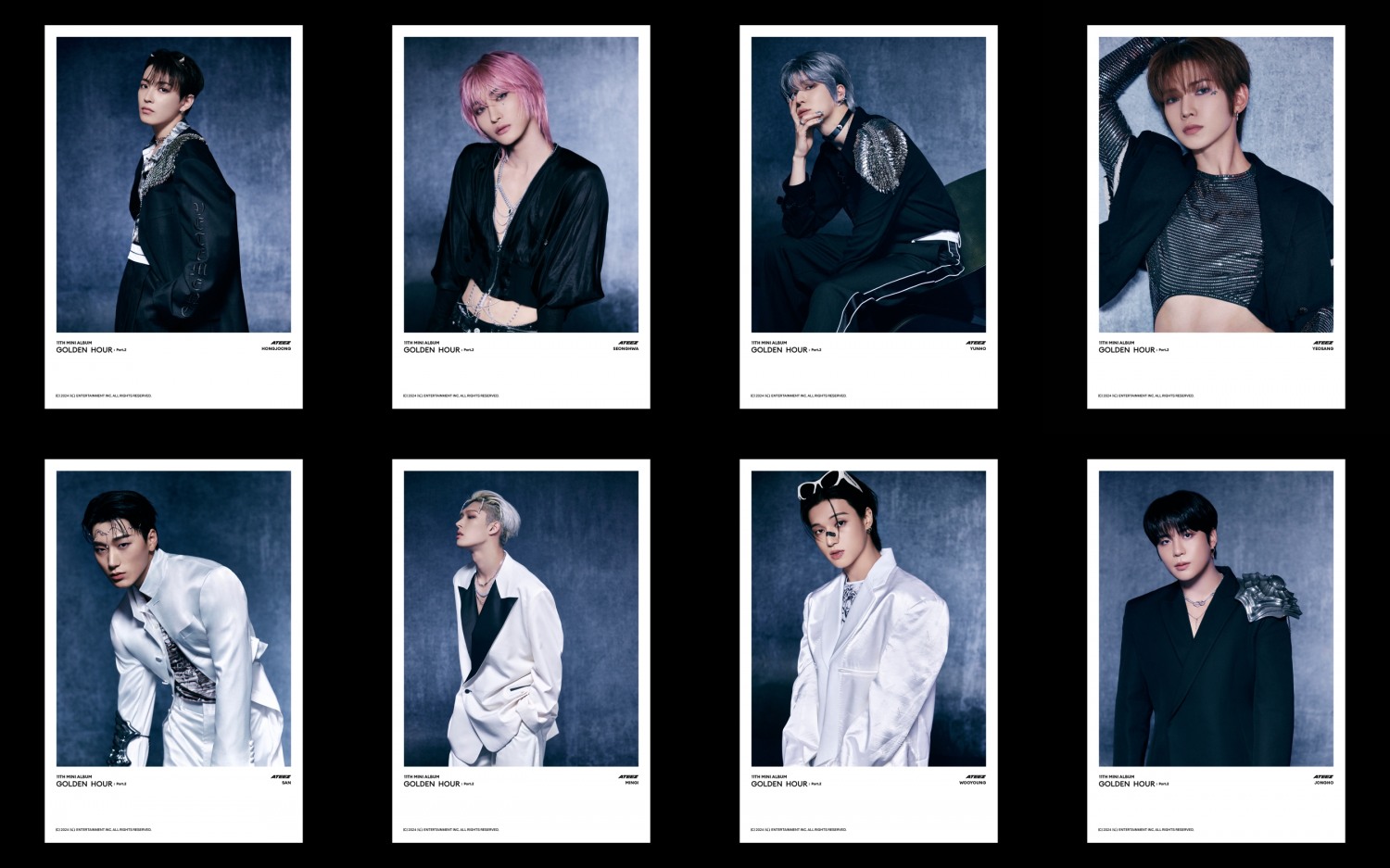 에이티즈, 미니 11집 앨범 포토 최초 공개…유니크한 실버 액세서리로 감각적 분위기 완성