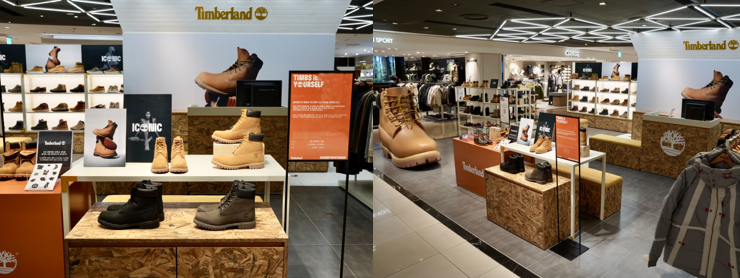 팀버랜드(TIMBERLAND), 부산 롯데백화점 팝업 스토어 오픈