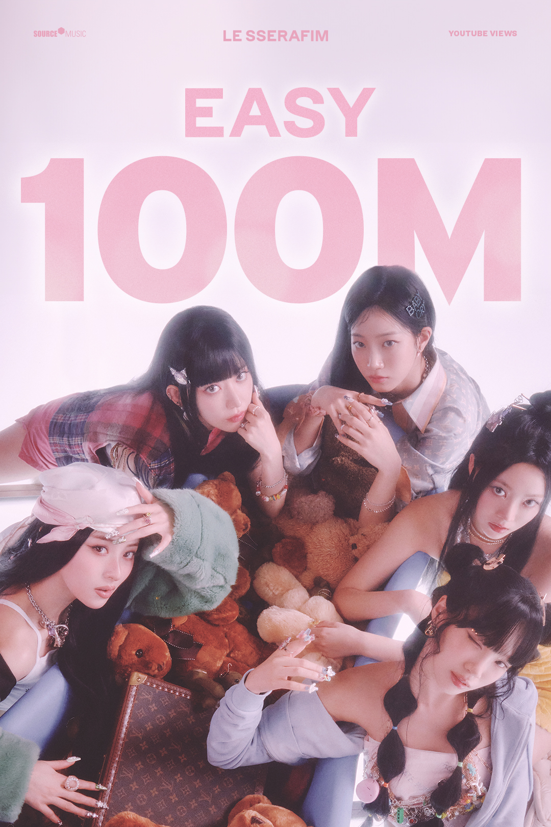 르세라핌, ‘EASY’ 뮤직비디오 1억 뷰 돌파…10일 ‘MTV EMA’ 퍼포머 출격