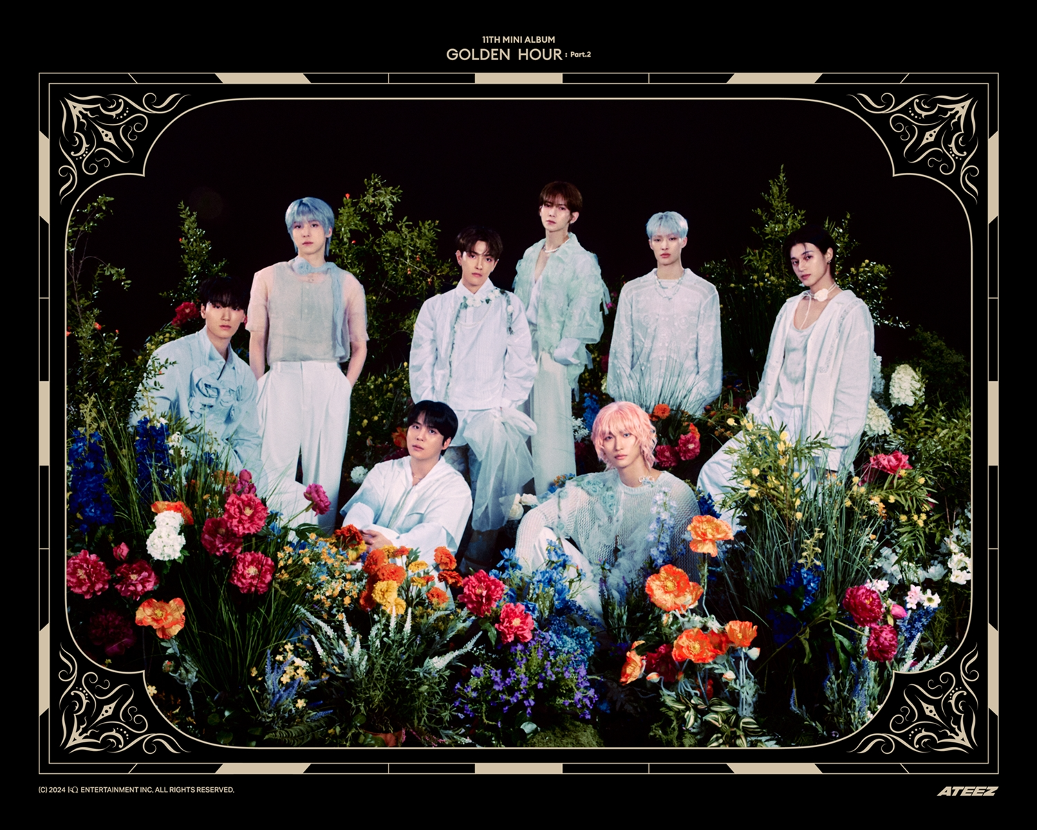 에이티즈, 미니 11집 앨범 포토 추가 공개…꽃과 함께 만개한 비주얼