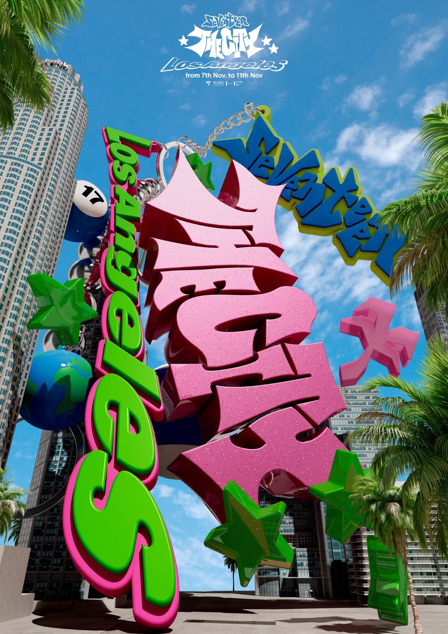 세븐틴 더 시티, 아시아 넘어 미국 진출…7일 LA서 첫 선