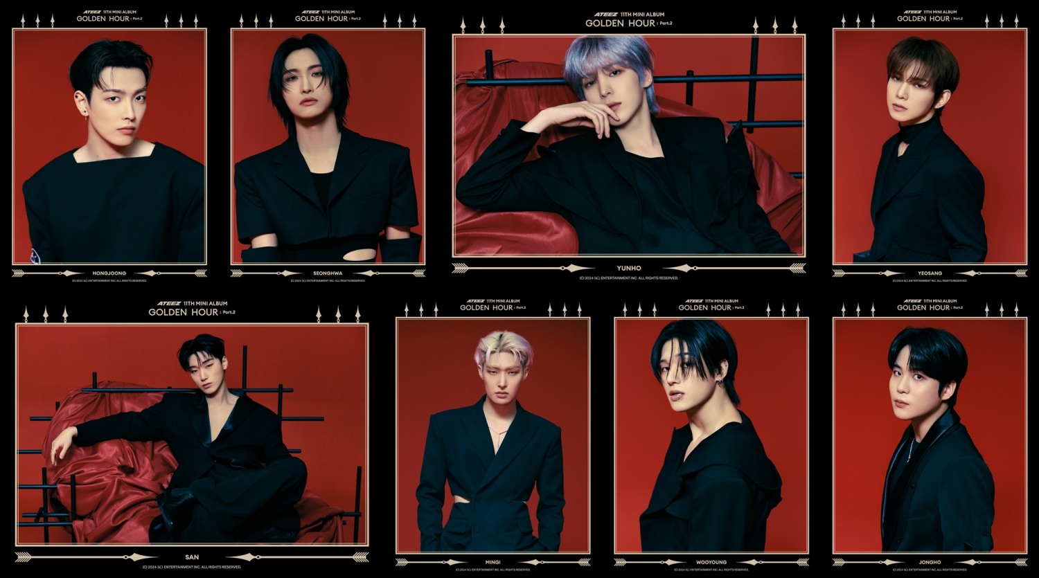 에이티즈, 포텐 터진 고품격 비주얼…미니 11집 ‘골든 아워 : 파트 2’ 세 번째 앨범 포토 공개