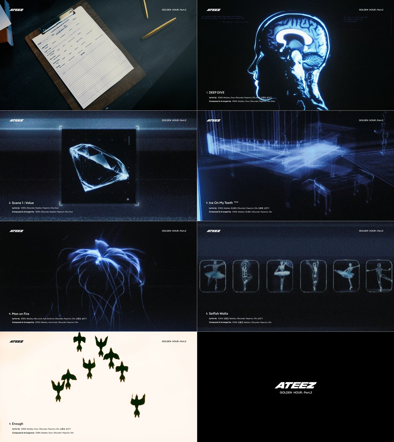 에이티즈, 미니 11집 신곡 음원 일부 최초 공개…다채로운 장르의 총 6곡 수록