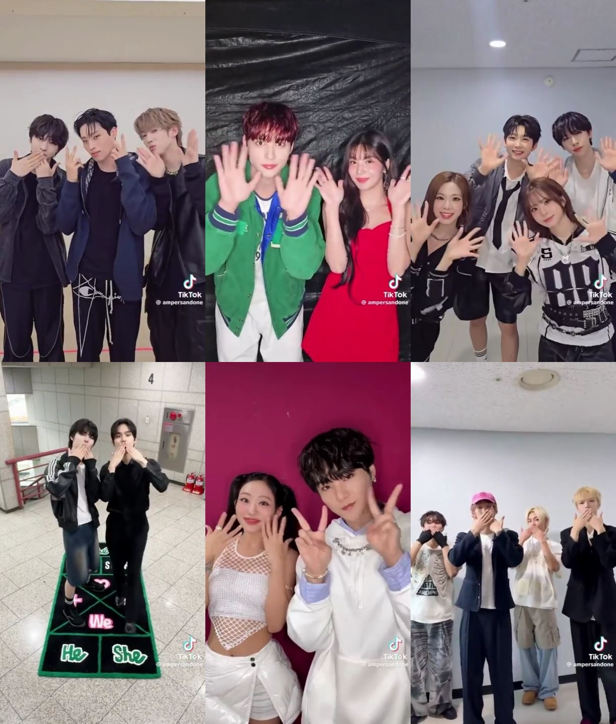 앰퍼샌드원 신곡 ‘He + She = We’ 챌린지 눈길…씨엔블루 정용화→엔플라잉 릴레이 응원