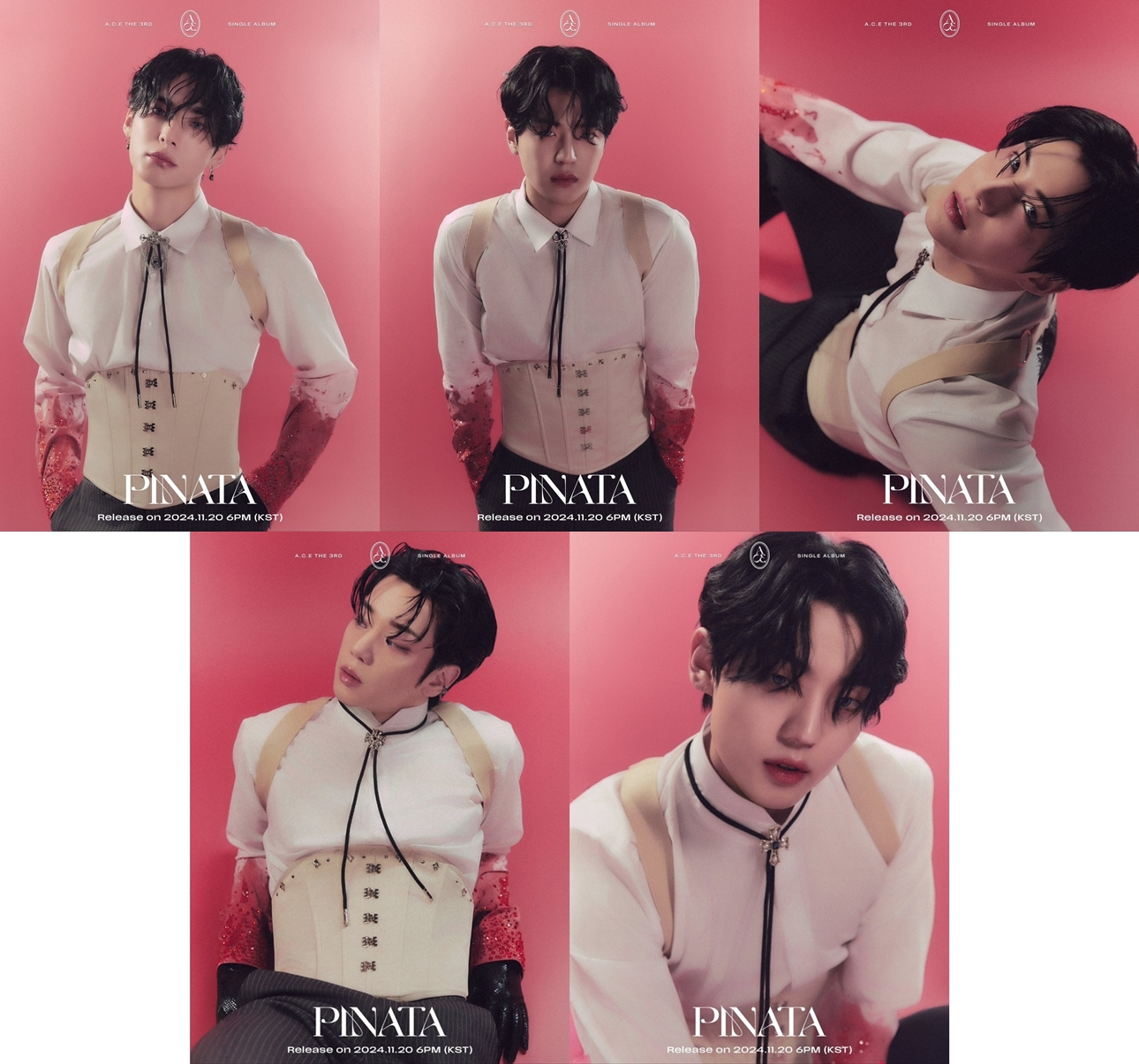 에이스, ‘PINATA’ 콘셉트 포토 공개 완료…'성숙美 극대화'