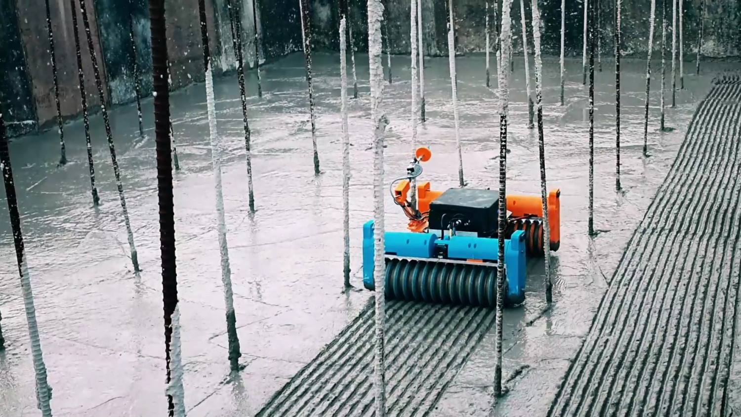 포스코이앤씨 콘크리트 시공이음부 요철생성 로봇