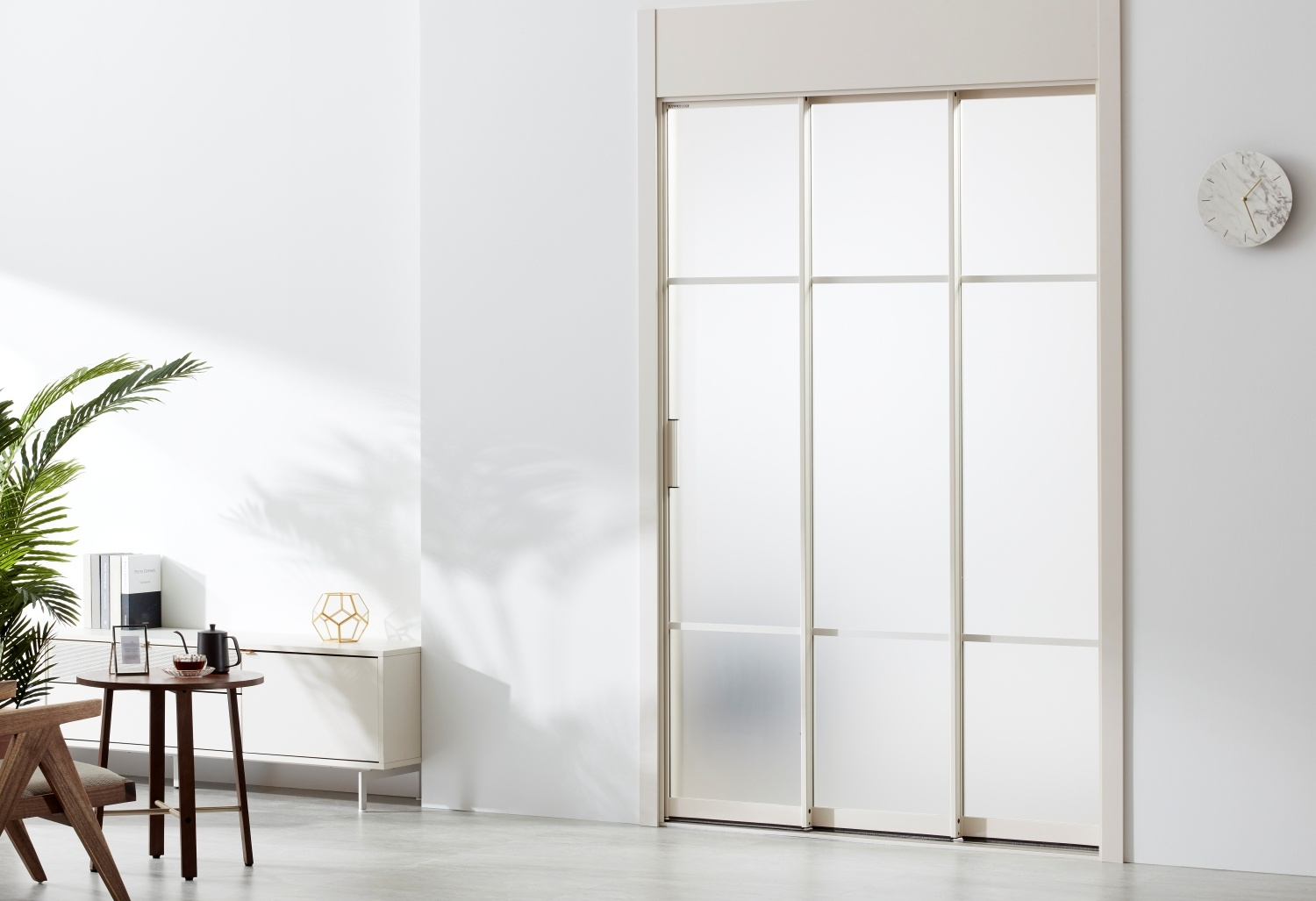 한샘 슬림소프트 3연동 중문