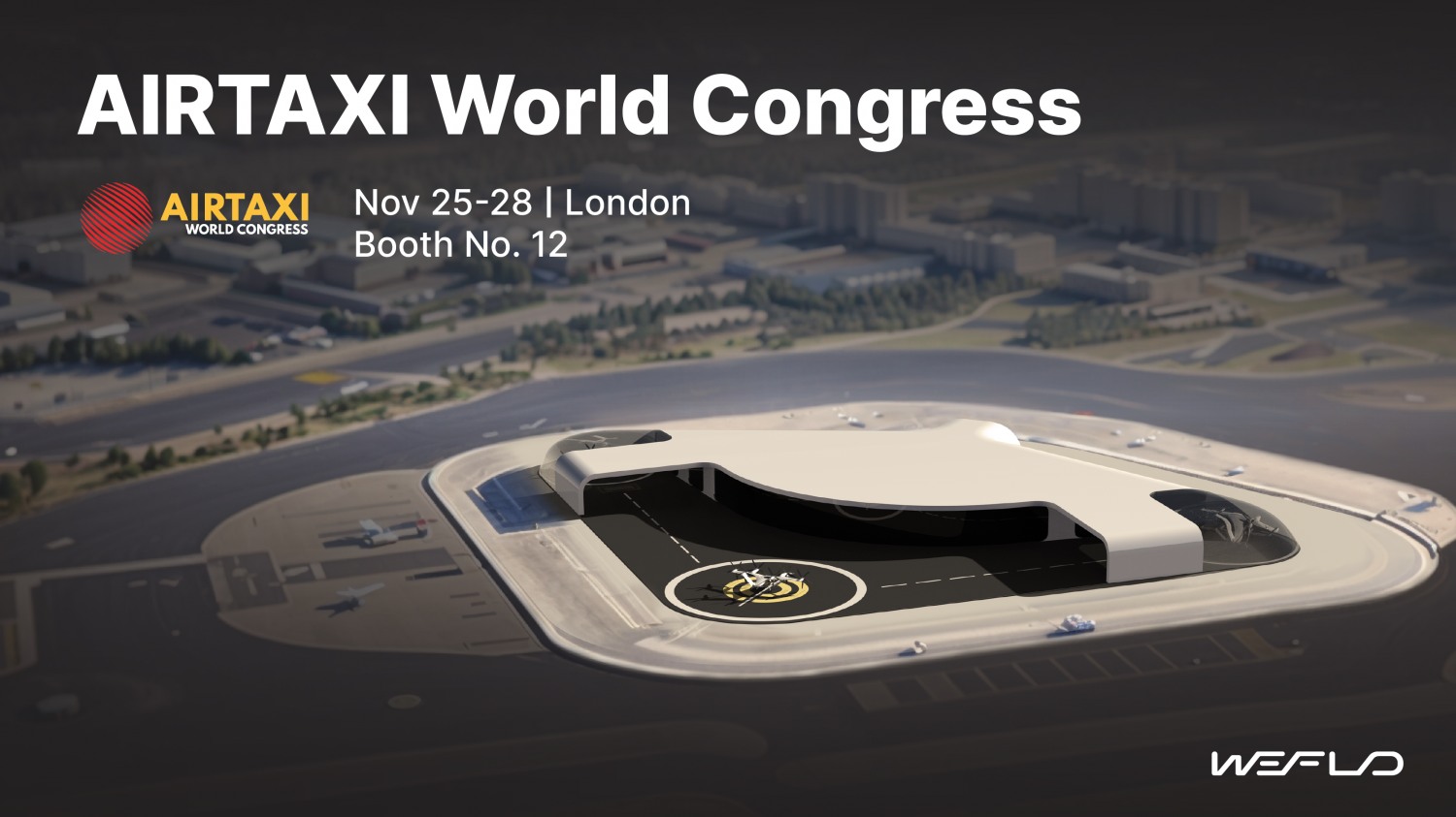 위플로가 ’AIRTAXI World Congress’에 참가해 IAI 플랫폼을 최초로 공개한다. (이미지=위플로)