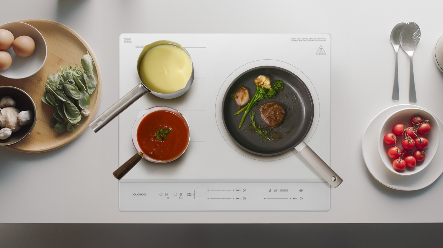 쿠쿠전자 셰프스틱 프리존 인덕션레인지(제품명: CIR-GP301FAW)