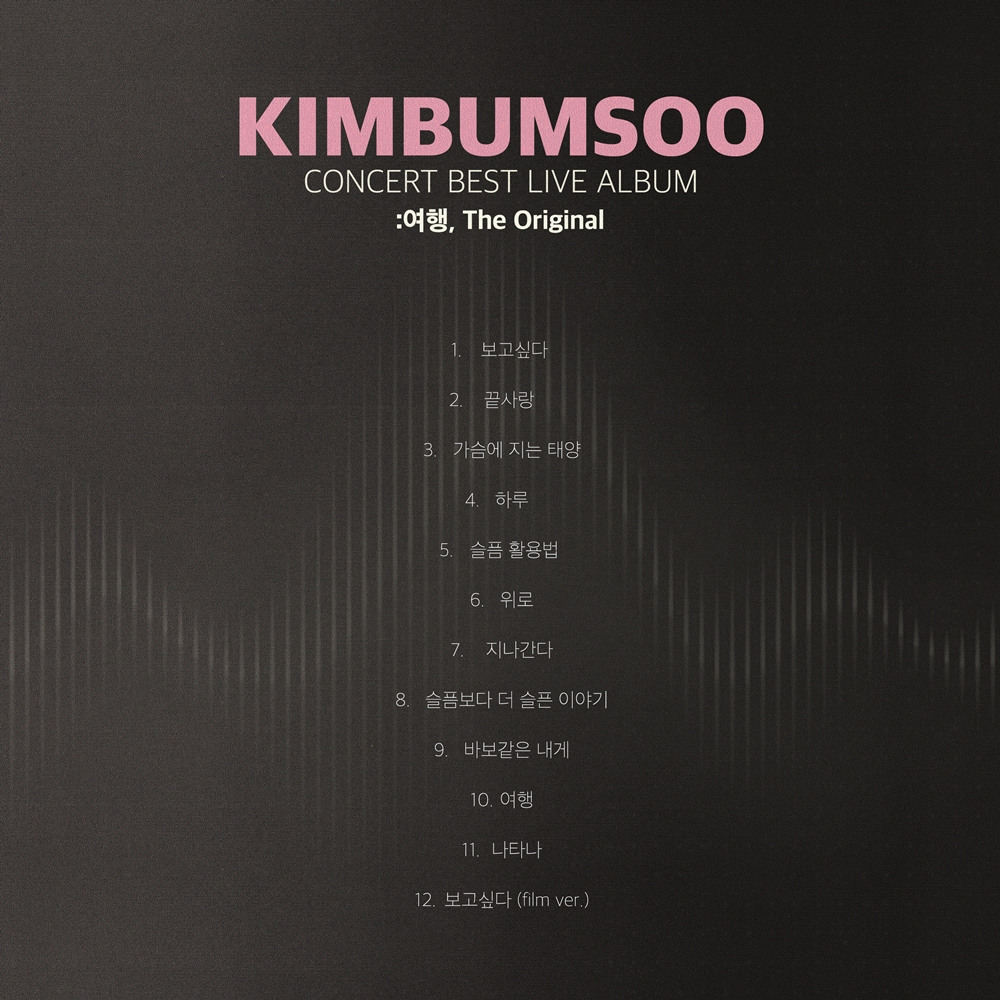 김범수, 28일 데뷔 25주년 콘서트 라이브 앨범 발매…생생한 감동 선사