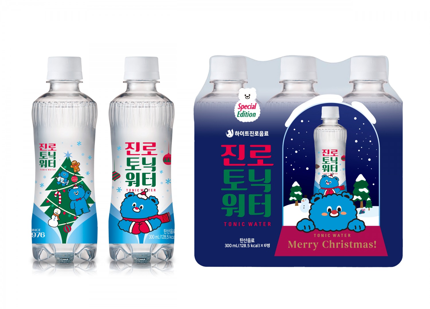 하이트진로음료, ‘진로토닉워터 크리스마스 에디션’으로 연말 홈파티 감성 저격