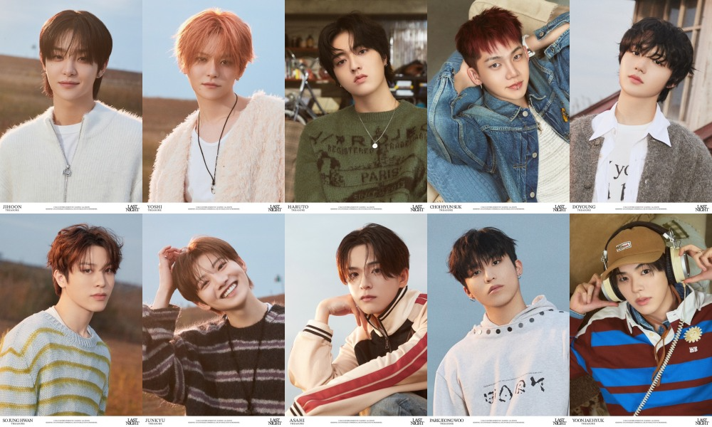 ‘컴백 D-2’ 트레저, 'LAST NIGHT' 개인 콘셉트 티저 최초 공개… 따스한 매력으로 연말 정조준