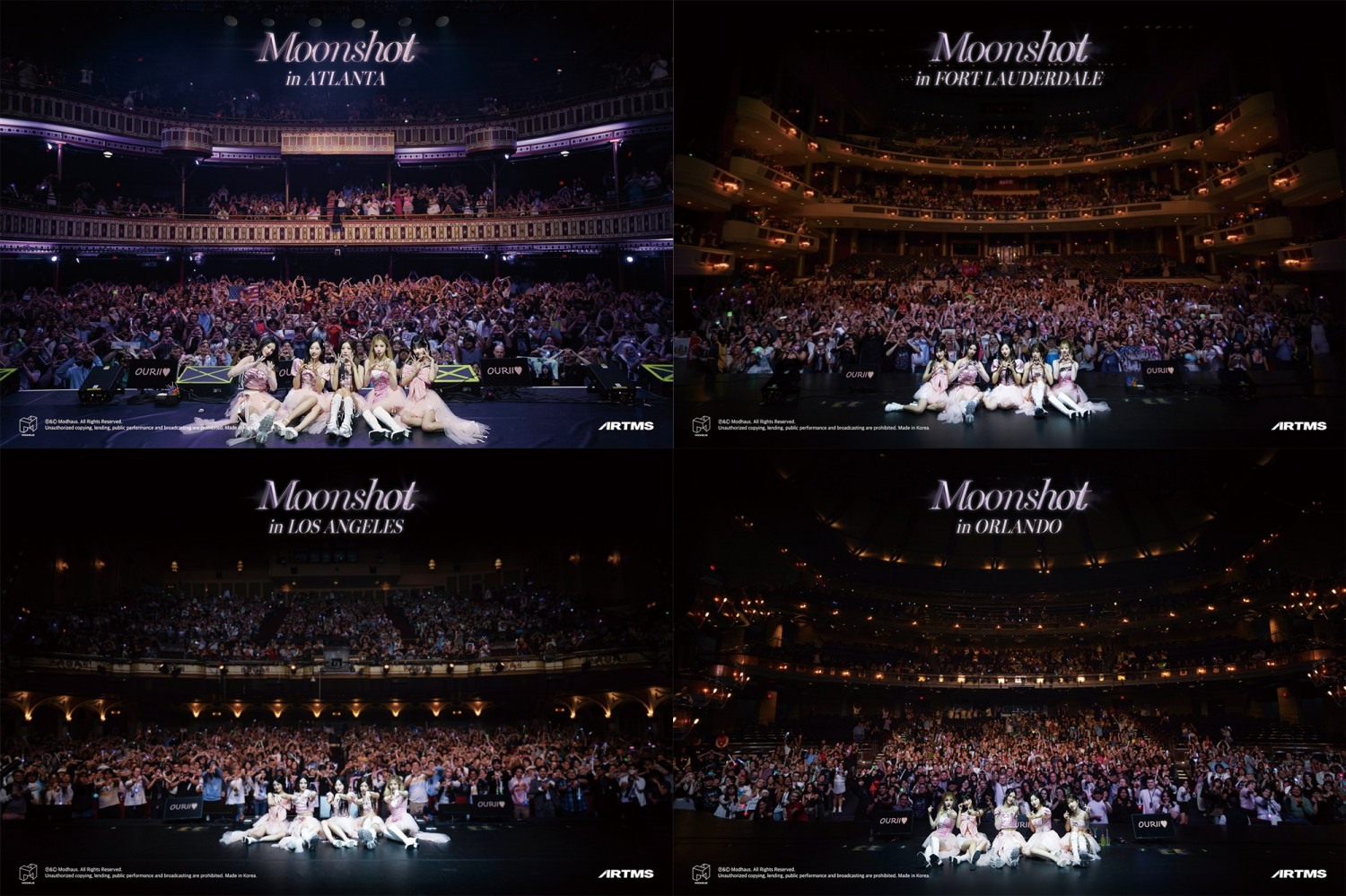 아르테미스, 월드투어 '문샷' 성료…전 세계 29개 도시 방문