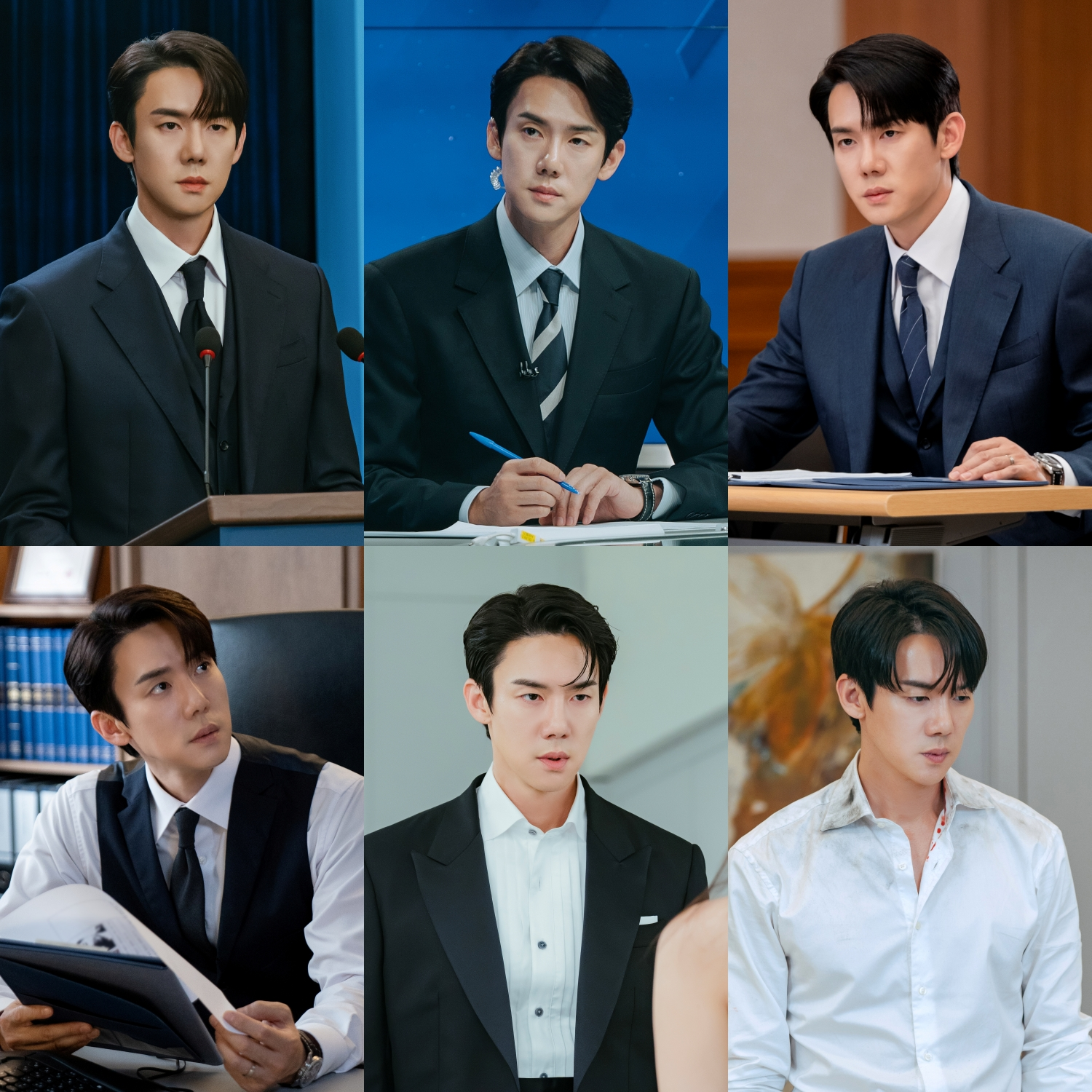 ‘지금 거신 전화는’ 유연석, ‘클래식 슈트→헝클어진 헤어’ 극과 극 스타일링 눈길