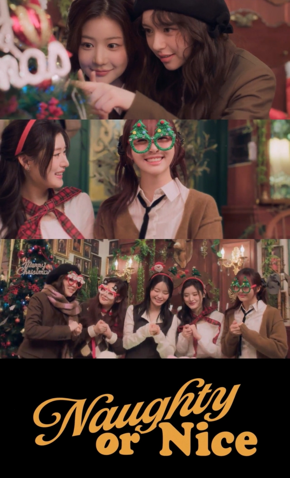 피프티피프티, ‘Naugthy or Nice’ 라이브 클립 티저 공개…겨울 선물 선사