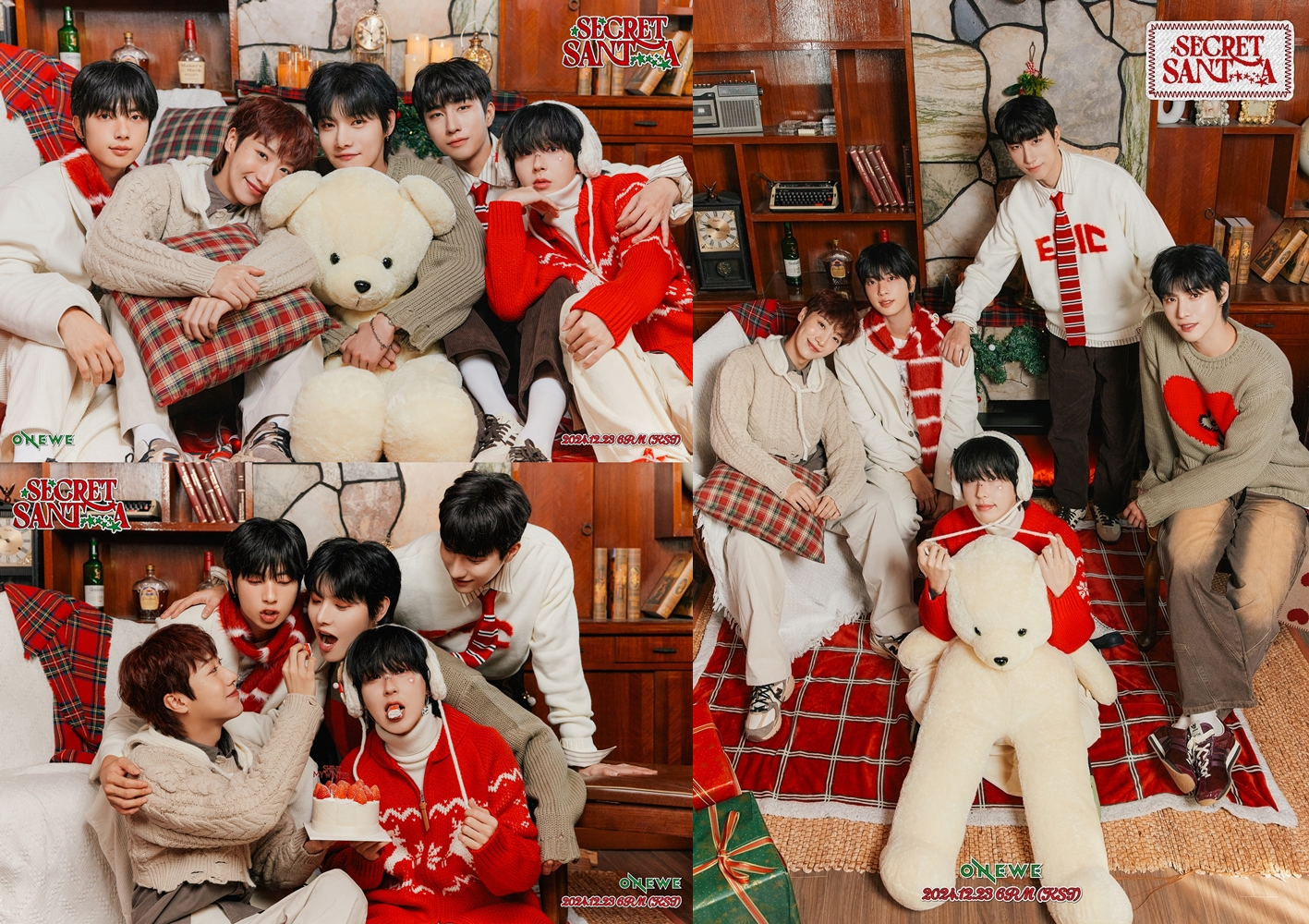 원위, 스페셜 앨범 'SECRET SANTA' 단체 콘셉트 포토 공개…'따뜻+훈훈' 케미스트리