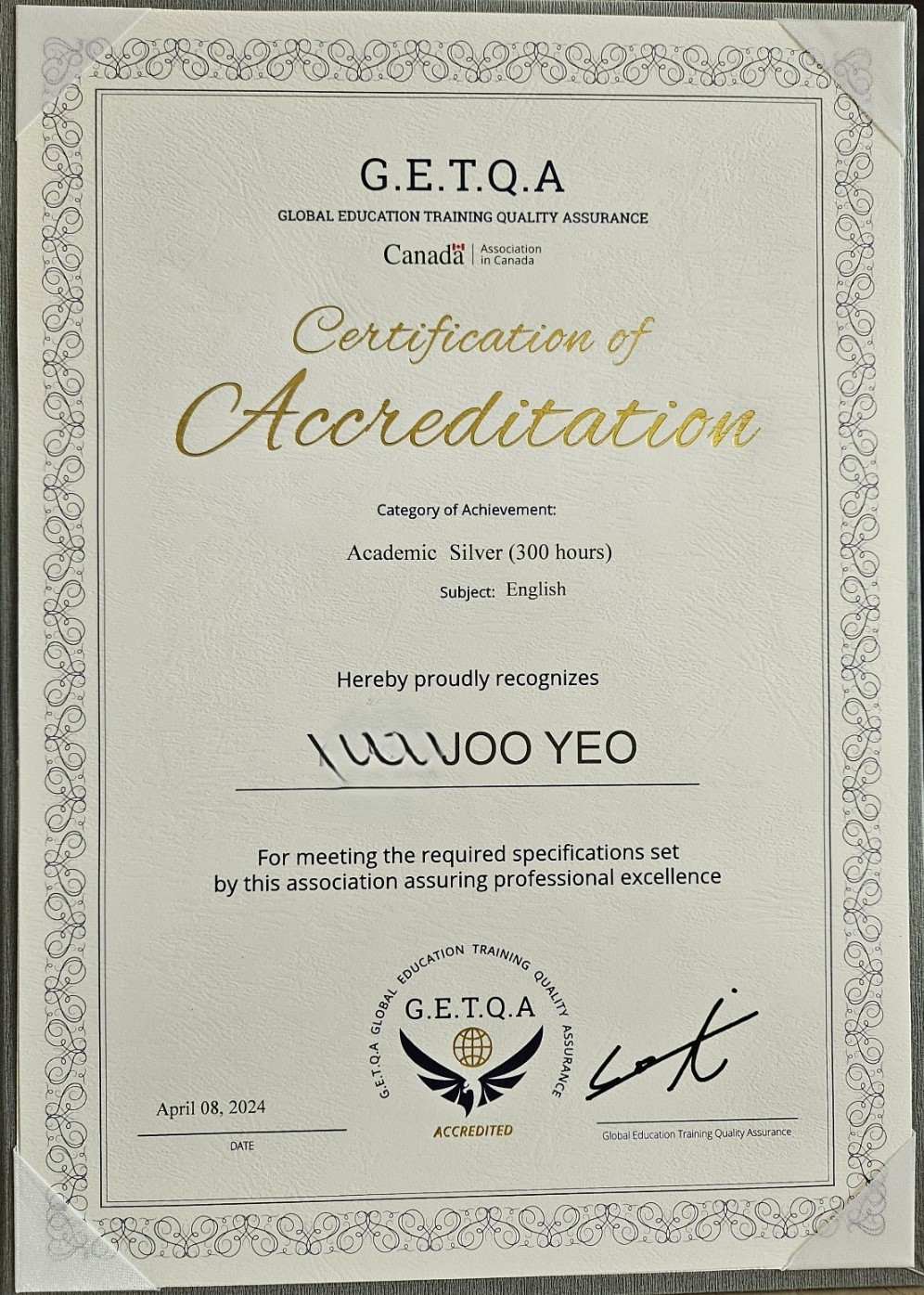 단기테솔(TESOL Diploma) + 국제강사자격증(GETQA)로 국내 및 해외 취업 활용가능해