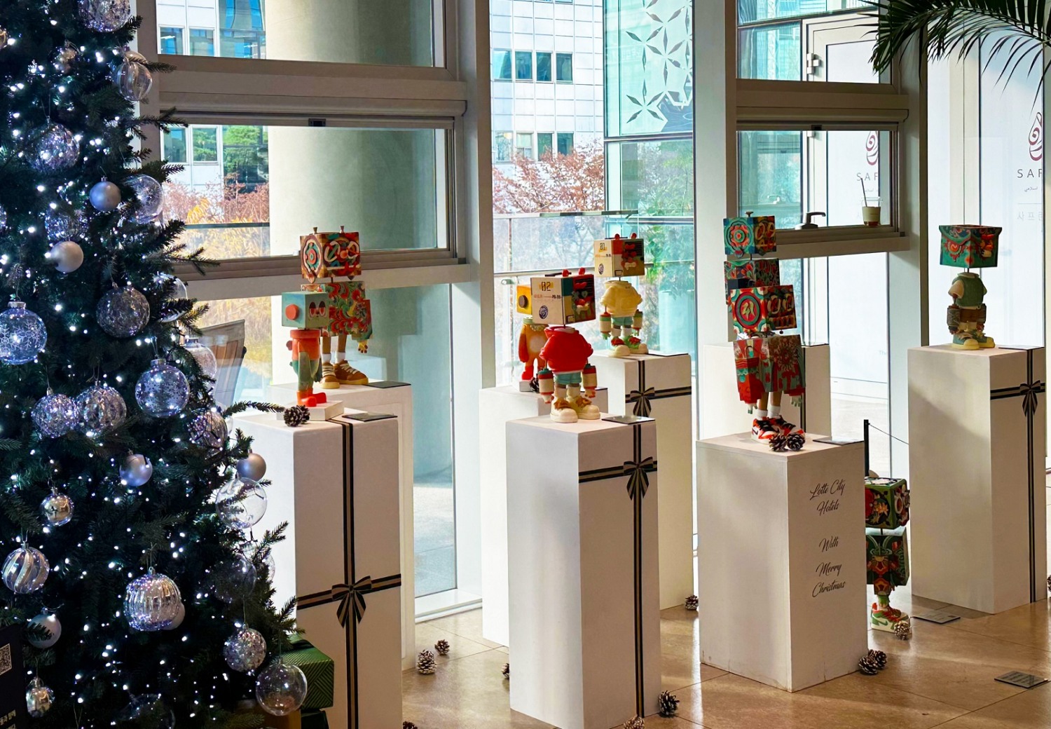 롯데시티호텔, 청년작가 4인과 ‘크리스마스 인 더 시티’ 개최