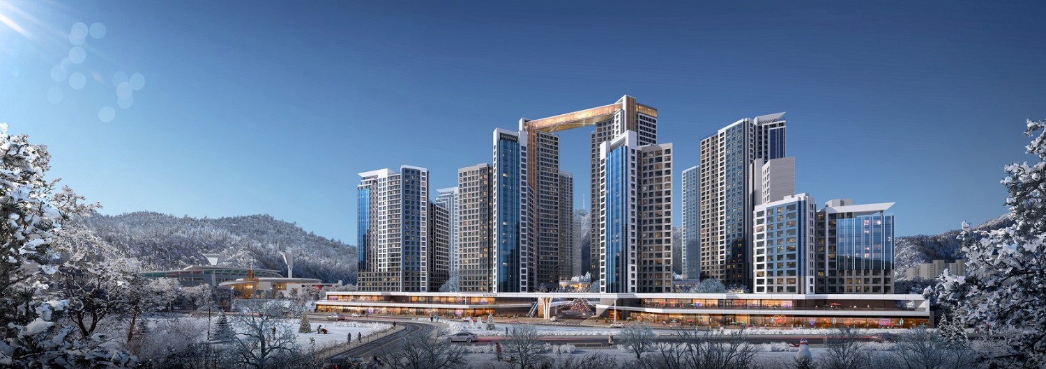 안양 종합운동장 동측 재개발 투시도