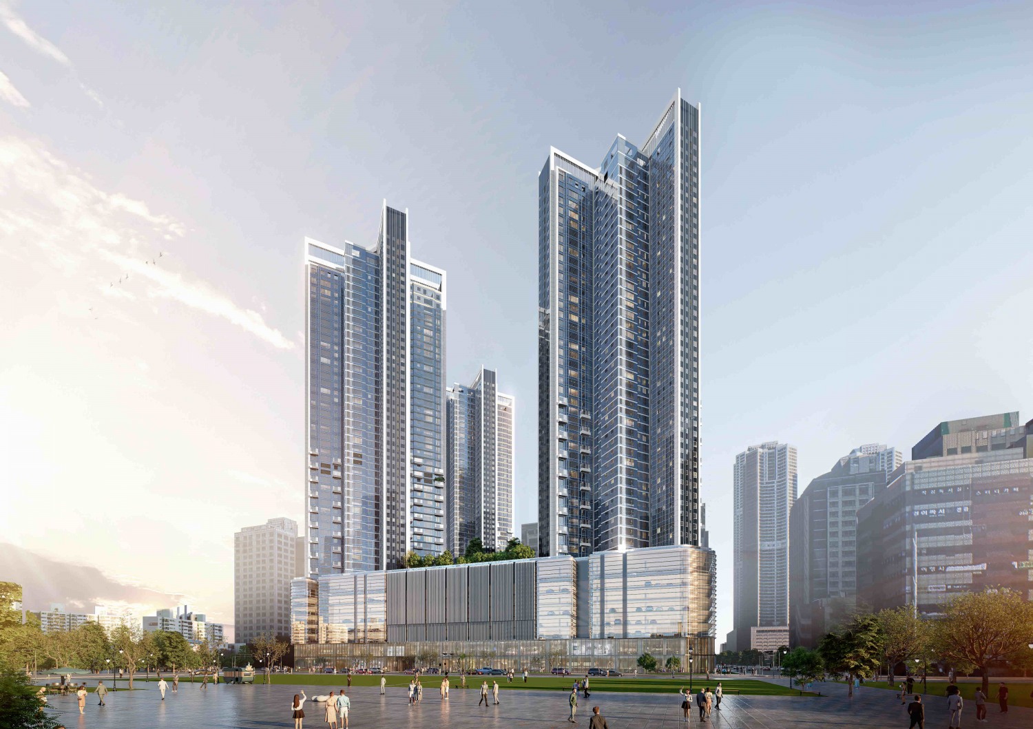 목동 주거복합시설 프로젝트 투시도