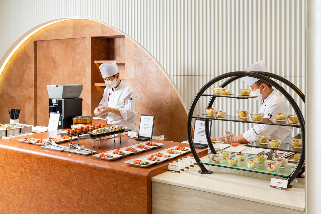 63뷔페 파빌리온 용산 일식 섹션