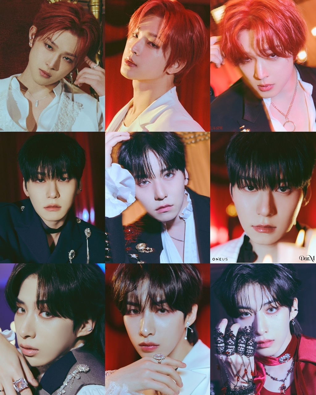 원어스 이도X건희X시온, 신곡 'IKUK' 콘셉트 포토 공개…'고혹+신비' 뱀파이어 자태