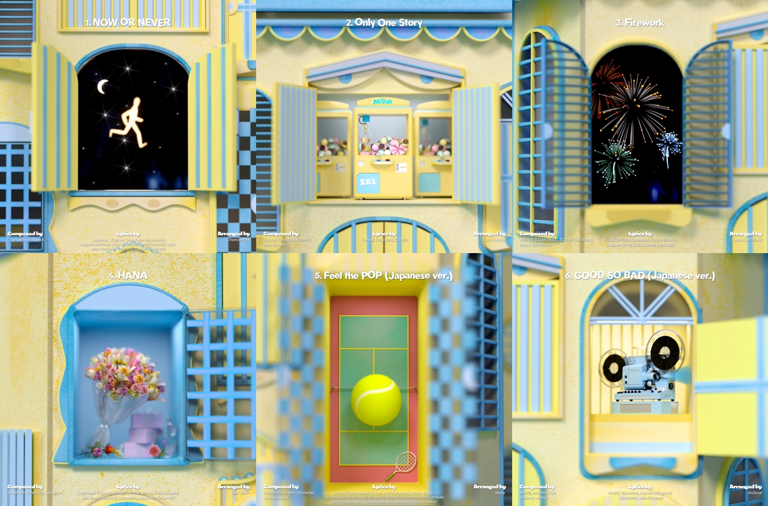 제로베이스원, 日 EP 1집 앨범 샘플러+티저 공개…다양한 장르 수록