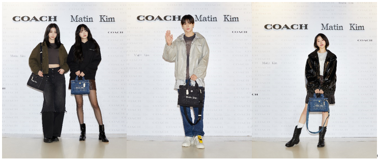 코치 마뗑킴 팝업에 방문한 르세라핌 허윤진 & 홍은채, 더보이즈 현재, 장다아 (사진 출처: COACH)