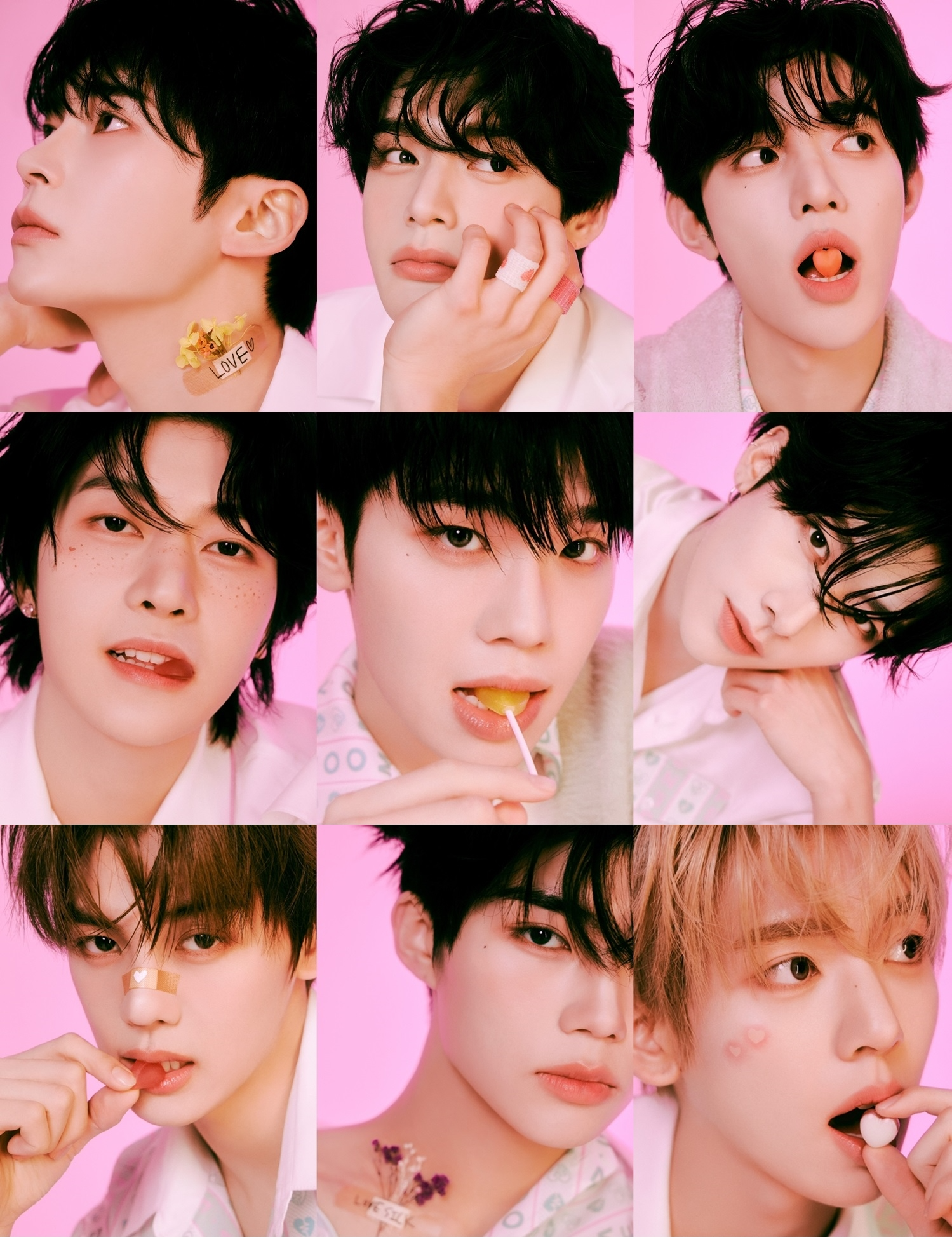 제로베이스원, 미니 5집 선공개곡 'Doctor! Doctor!' 첫 콘셉트 포토 공개…9인 9색 키치한 매력