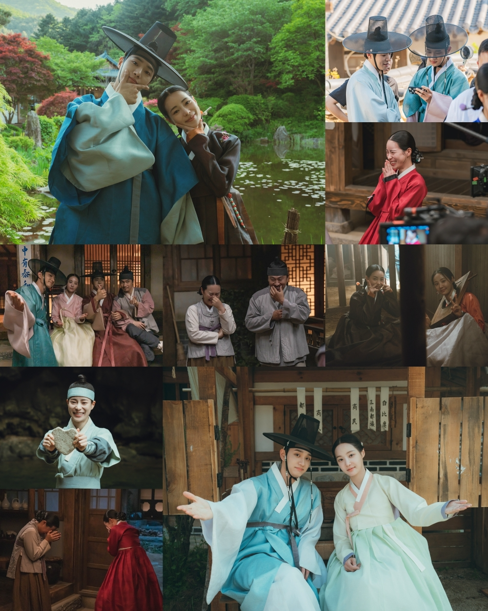 ‘옥씨부인전’ 임지연X추영우X김재원X연우, 과몰입 유발 열연 모드 OFF…비하인드 스틸 공개